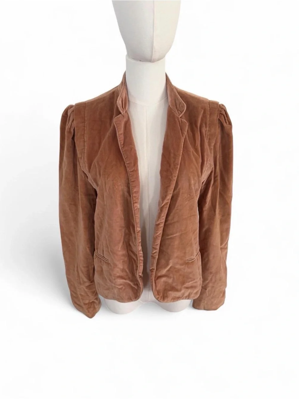 1970s Women's Velvet Open-Front Blazer Jacket